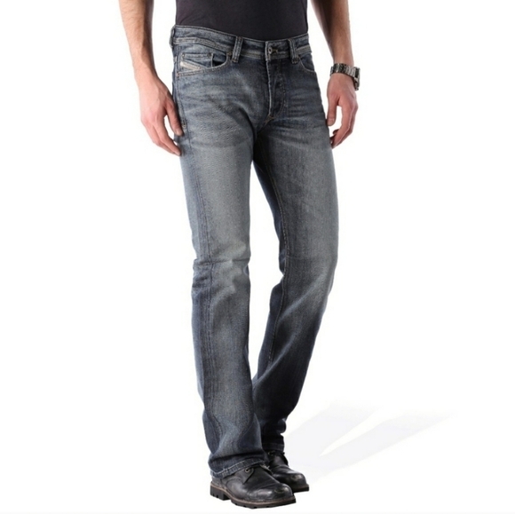 Diesel Men's Viker Regular Straight Fit Jeans size W 27 L 30 Wash 008QP or Gray - Picture 1 of 16